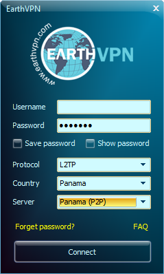 EarthVPN P2P