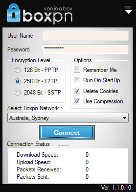 boxpn Interface