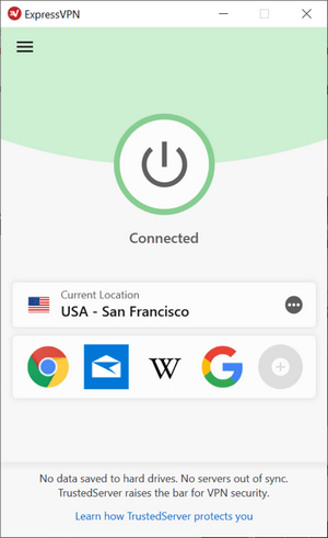 ExpressVPN - User Interface