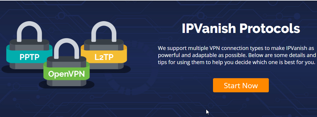 IPVanish - SecurityProtocols