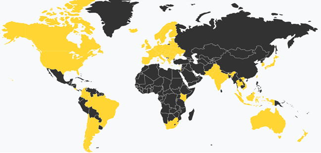 CyberGhost - ServerMap